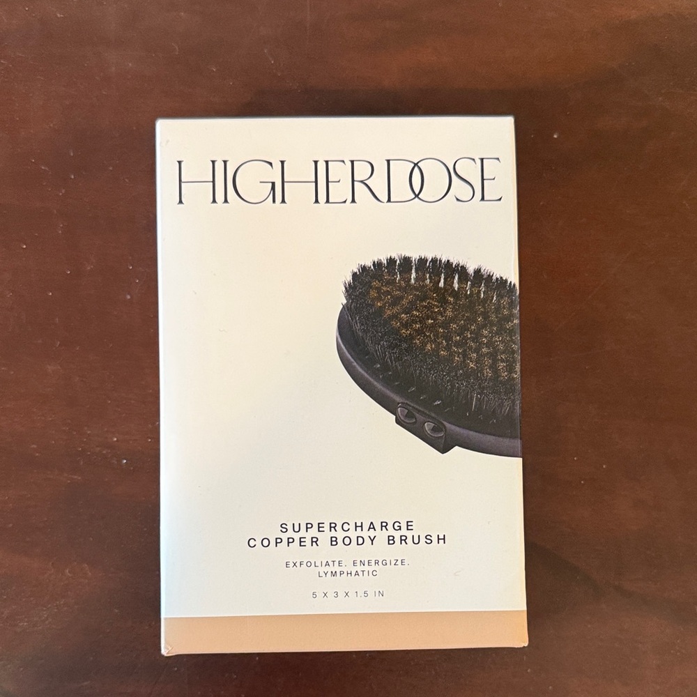 HigherDOSE Copper Body Brush - Black and Brown